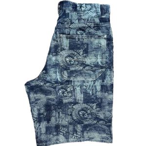 90s Pelle Pelle Baggy Fit Dark Blue Shorts