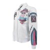 American Bruiser MB 1978 Pelle Pelle White Plush Jacket