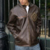 Authentic Pelle Pelle Crest Dark Brown Jacket