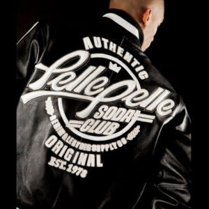 Authentic Pelle Pelle Soda Club Black Jacket