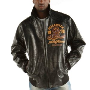 Black Pelle Pelle 1978 World Finest MB Soda Club Jacket