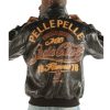 Black Pelle Pelle 1978 World Finest MB Soda Club Leather Jacket