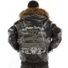 Black Pelle Pelle Avant Garde 1978 Unrivaled Supreme Fur Hood Leather Jacket