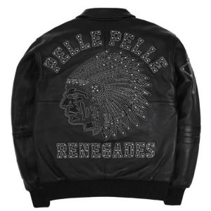 Black Pelle Pelle Chief Keef Renegades Genuine Leather Jacket