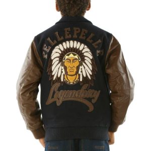 Black Pelle Pelle Indiana Legendary Kids Jacket