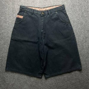 Black Pelle Pelle Jeans Shorts