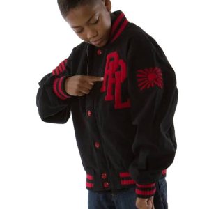 Black Pelle Pelle Kids Chenille Patch 1978 Varsity Jacket