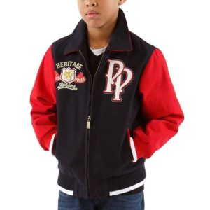 Black Pelle Pelle Kids Soda Club Heritage Series Jacket