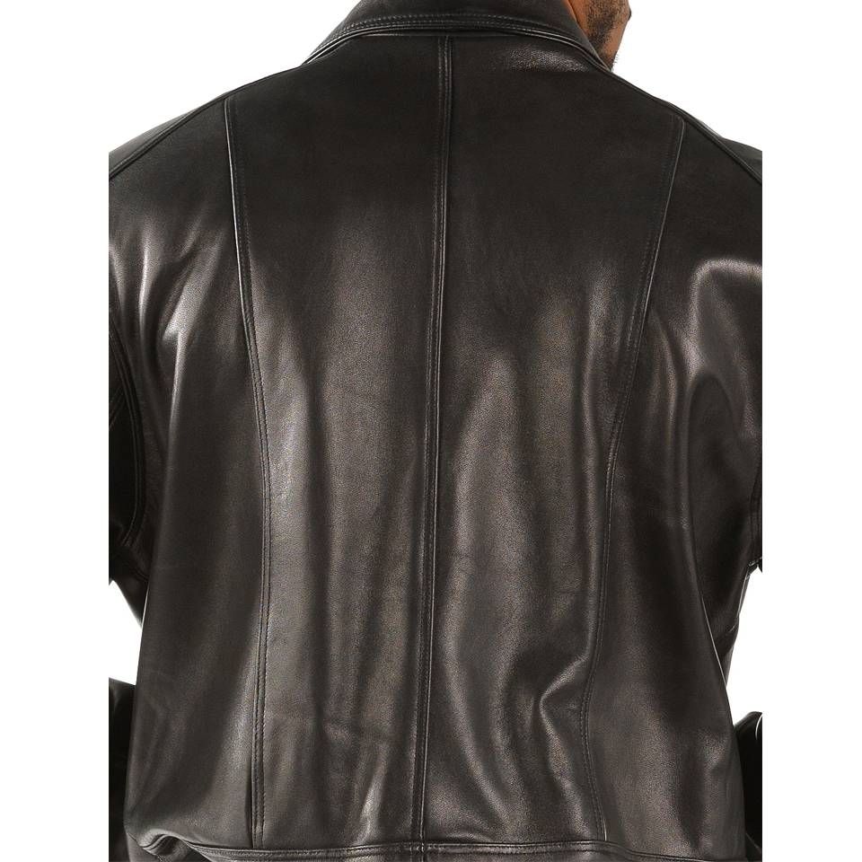 Black Pelle Pelle Leather Leather Jacket