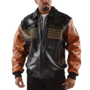 Black Pelle Pelle MB Bomber Jacket