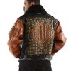 Black Pelle Pelle MB Fur Collar Bomber Jacket