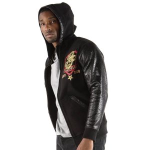 Black Pelle Pelle Men King Of Thrones 1978 Hoodie