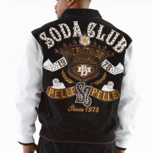 Black Pelle Pelle Soda Club Heritage Series Wool Jacket