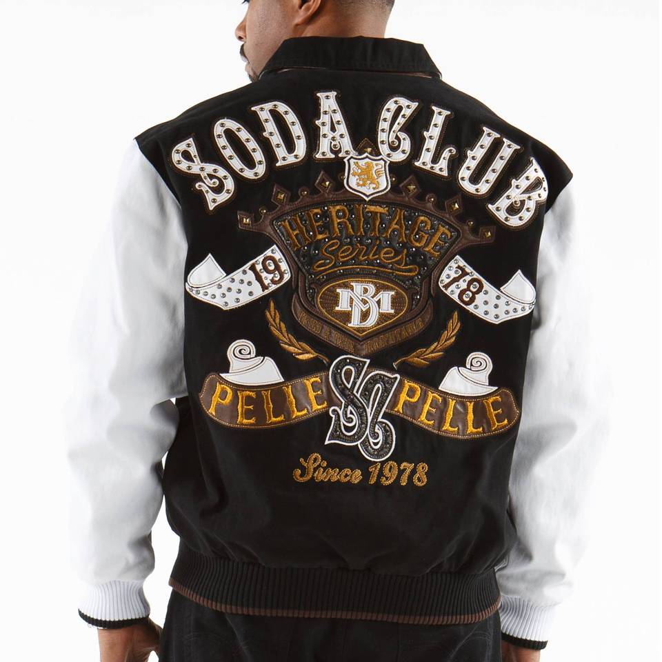 Black Pelle Pelle Soda Club Heritage Series Wool Jacket