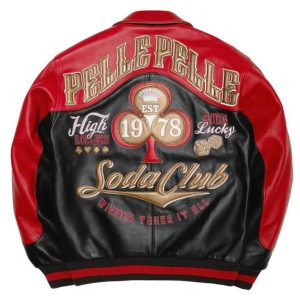 Black Pelle Pelle Soda Club Winner Takes All Leather Jacket