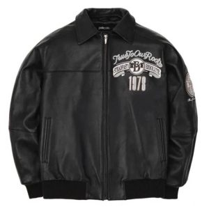 Black Pelle Pelle True To Our Roots 1978 Leather Jacket