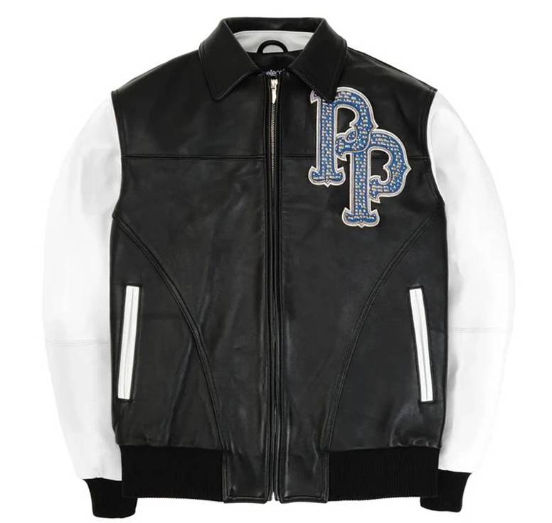 Black Pelle Pelle World Famous Legend Studded Jacket