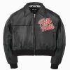 Black Pelle Pelle World Famous Soda Club Crop Jacket