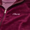 Bold Pelle Pelle Burgundy Warm Up Velvet Tracksuit