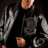 Boxing Club 1978 Black Pelle Pelle Jacket