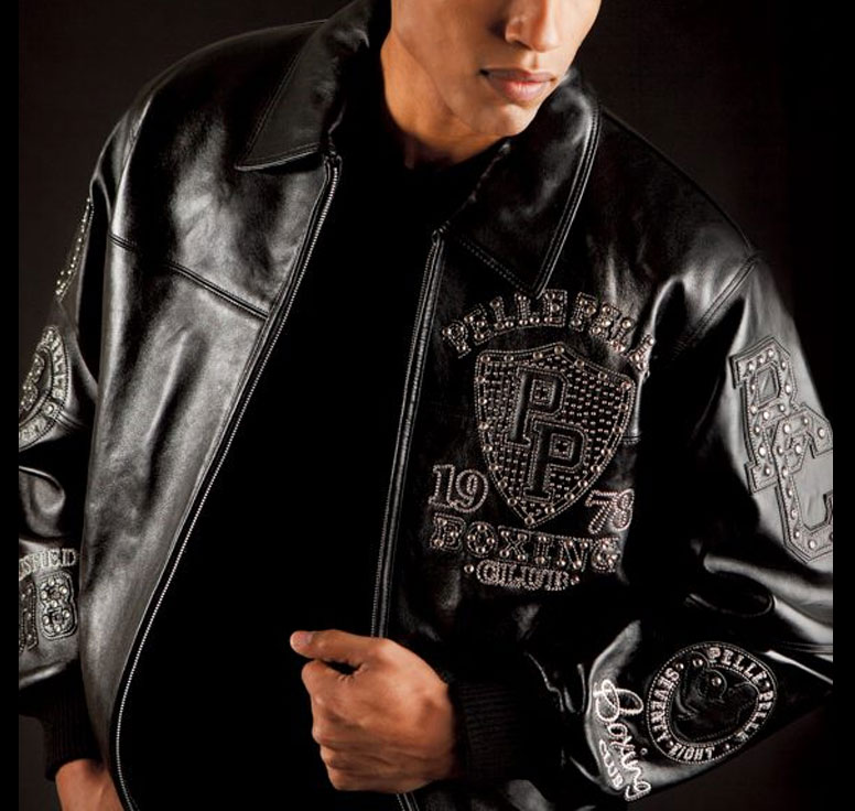 Boxing Club 1978 Black Pelle Pelle Jacket