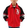 Boys Pelle Pelle Black Label MB Red Jacket