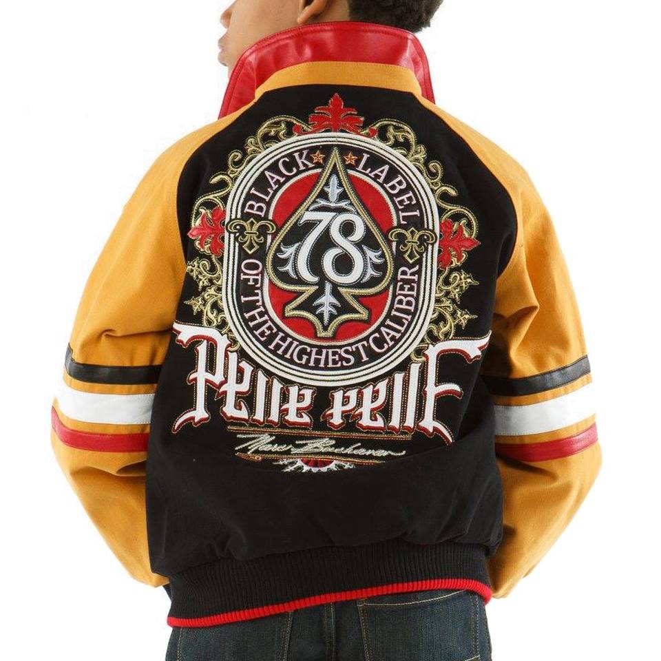 Boys Pelle Pelle Black Label MB Wool Jacket