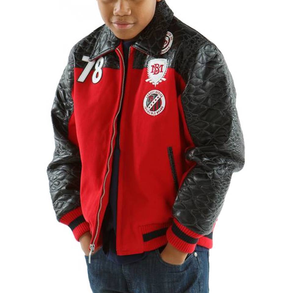 Boys Pelle Pelle Original and True MB Red Jacket