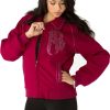Burgundy Pelle Pelle Vintage Studded Jacket