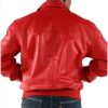 Butter Soft Pelle Pelle Red Leather Jacket