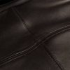 Classic Black Corded Pelle Pelle Real Leather Jacket