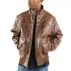 Classic Men Pelle Pelle Brown Jacket
