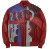 Men Pelle Pelle Picasso Red Jacket