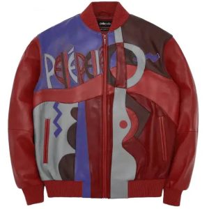 Men Pelle Pelle Picasso Red Jacket