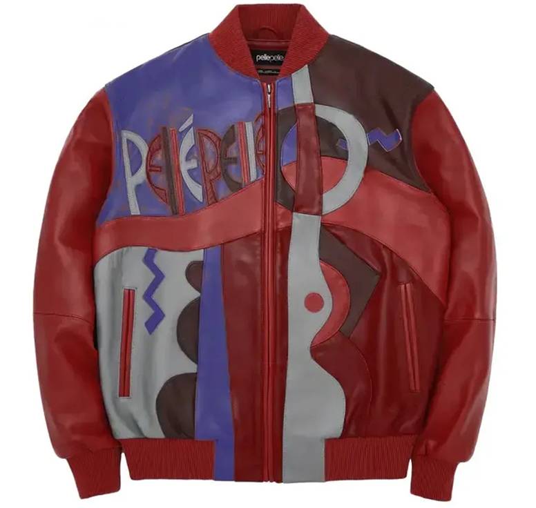Men Pelle Pelle Picasso Red Jacket