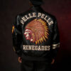 Classic Men Pelle Pelle Renegades Keef Chief Black Studded Jacket