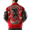 Classic Men's Pelle Pelle MB Panther Red Wool Jacket