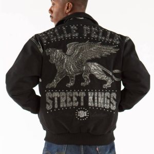 Classic Pelle Pelle Black Street Kings 1978 Wool Jacket