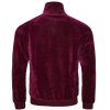 Classic Pelle Pelle Burgundy Warm Up Velvet Tracksuit