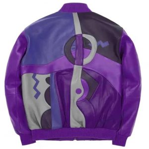 Classic Pelle Pelle Picasso Plush Purple Real Leather Jacket