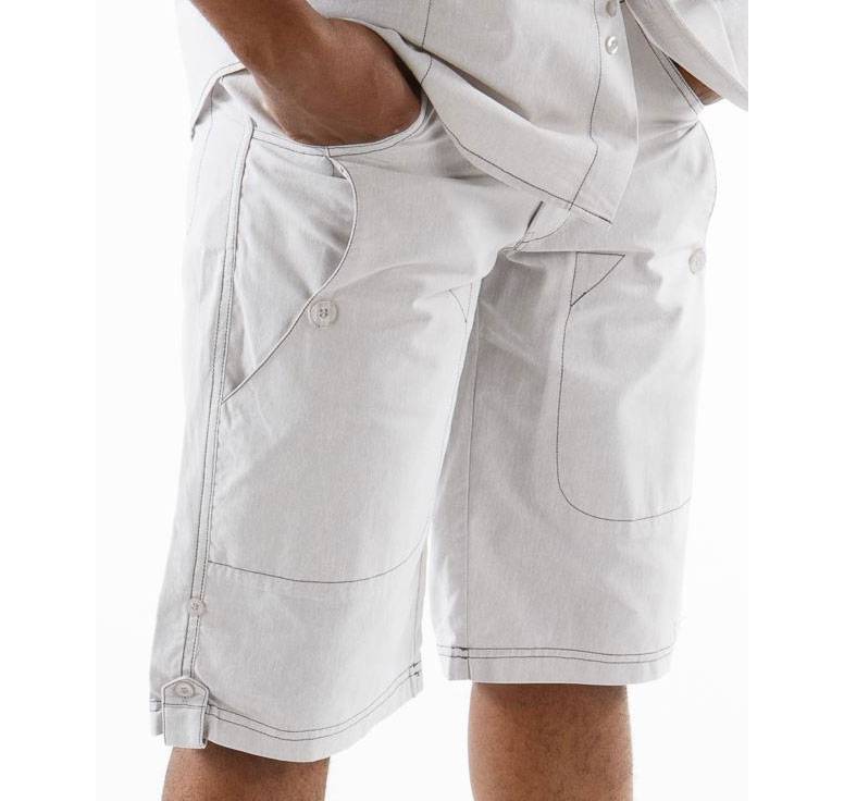 Classic Pelle Pelle Plain White Shorts