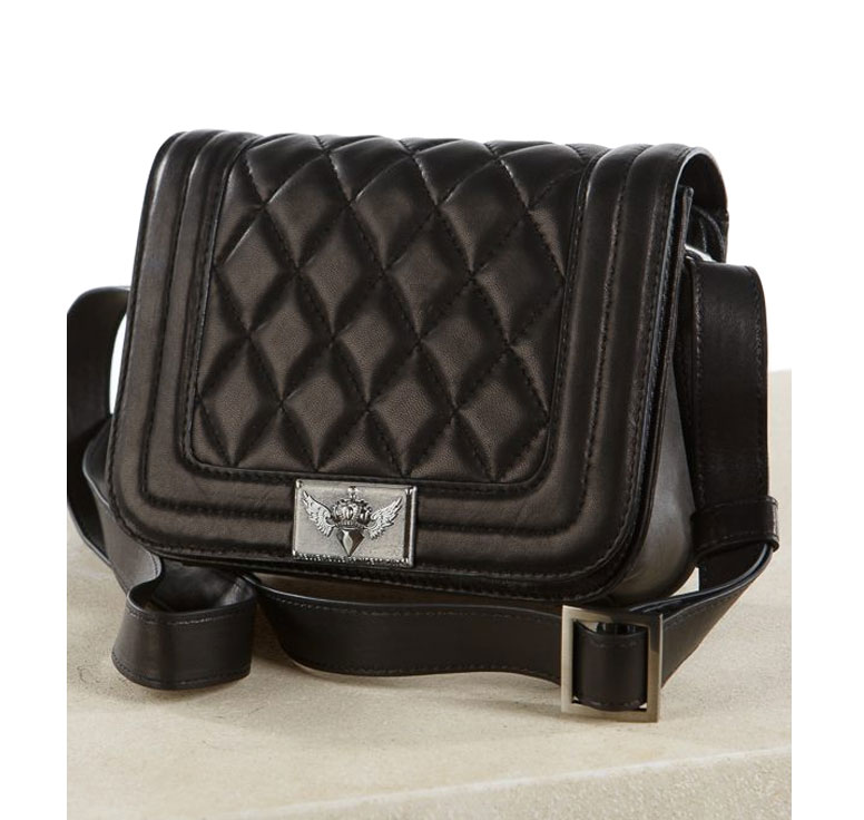 Classic Pelle Pelle Princess Cut Black Handbag