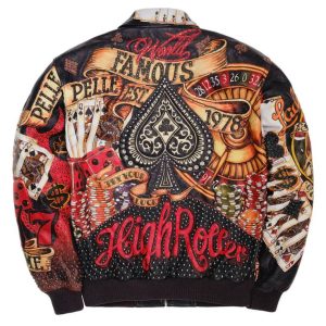 Classic Pelle Pelle Rollers Black Leather Jacket