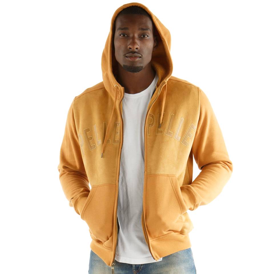 Classic Pelle Pelle Yellow Wool Hoodie