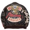 Dark Brown Pelle Pelle American Bruiser MB Distress Dark Brown Jacket