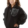 Girls Pelle Pelle Honor & Glory Brand Of Brother Black Jacket