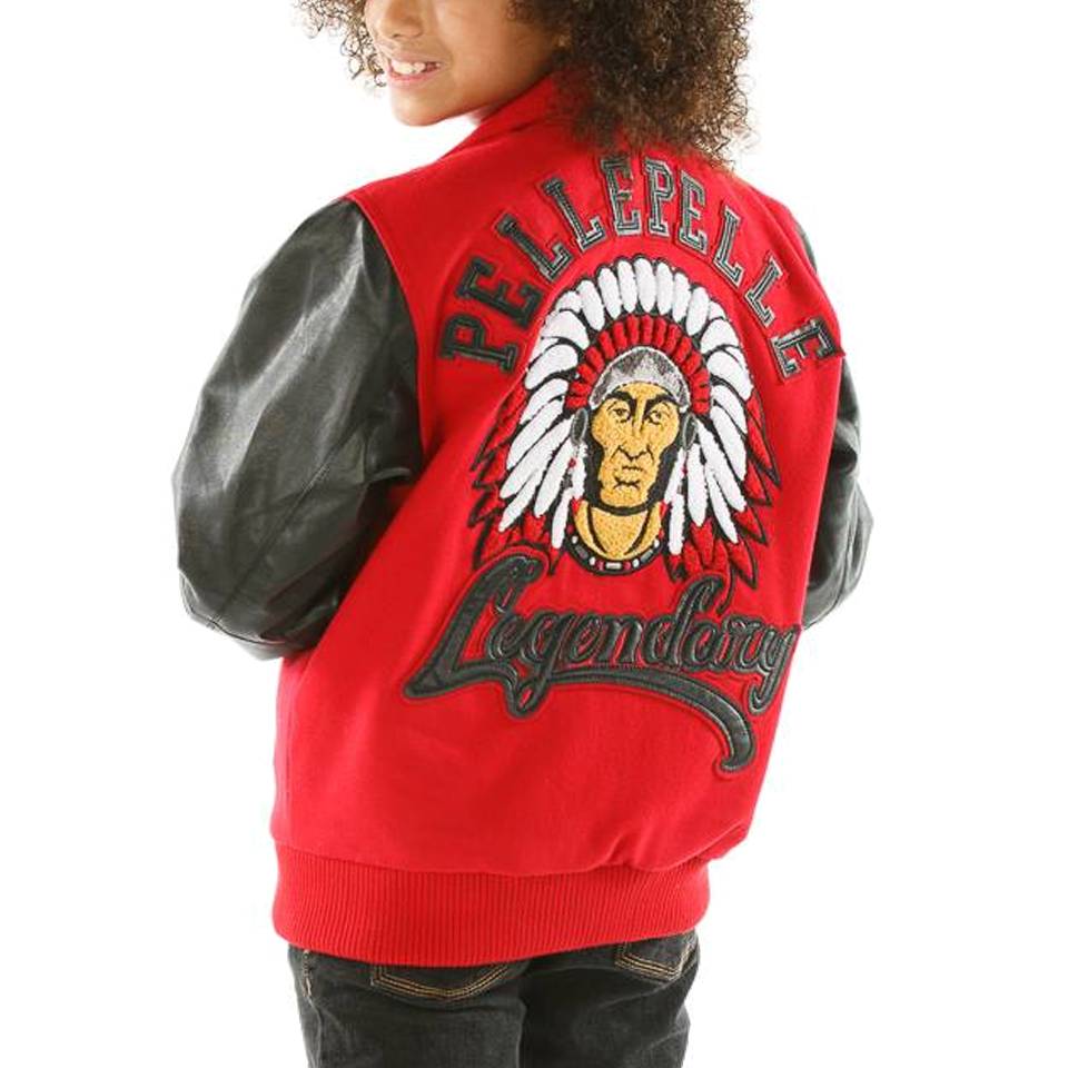 Girls Pelle Pelle Indiana Legendary Red Jacket