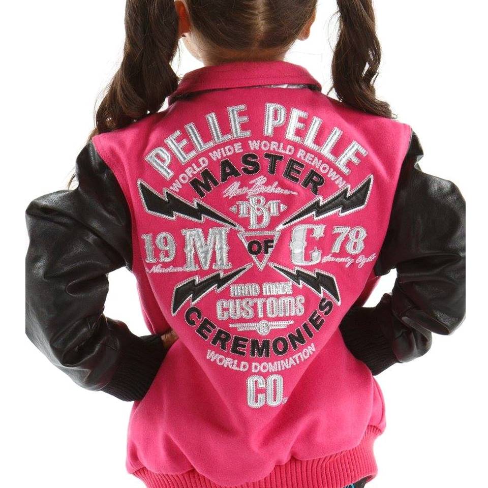 Girls Pelle Pelle MC Marc Buchanan 1978 Pink Jacket