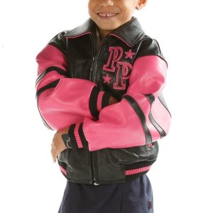 Girls Pelle Pelle Soda Club Elite Series MB Black Jacket