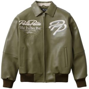 Greatest Of All Time Pelle Pelle MB 1978 Olive Green Leather Jacket